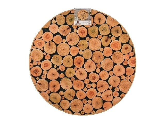 Коврик влаговпитывающий Velur d75 см круглый 24251